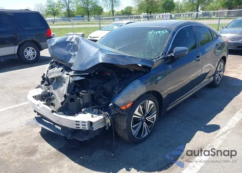 2018 Honda Civic Ex-T z USA, uszkodzony, nr VIN JHMFC1F32JX024932